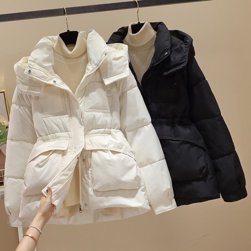 棉服冬季外套女新款2023加厚韩版棉袄收腰爆款时尚小个子短款棉衣