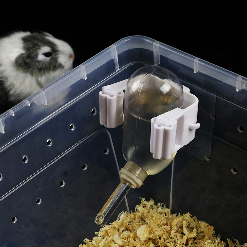 小仓鼠水壶刺猬睡鼠喝水器无痕贴固定器饮水壶金丝熊仓鼠喝饮水器