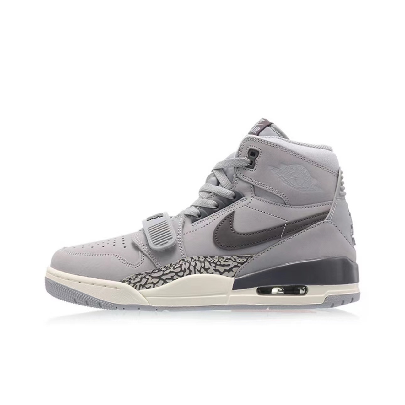 Nike耐克男鞋JORDAN AJ312水泥灰魔术贴中帮运动篮球鞋AV3922-002