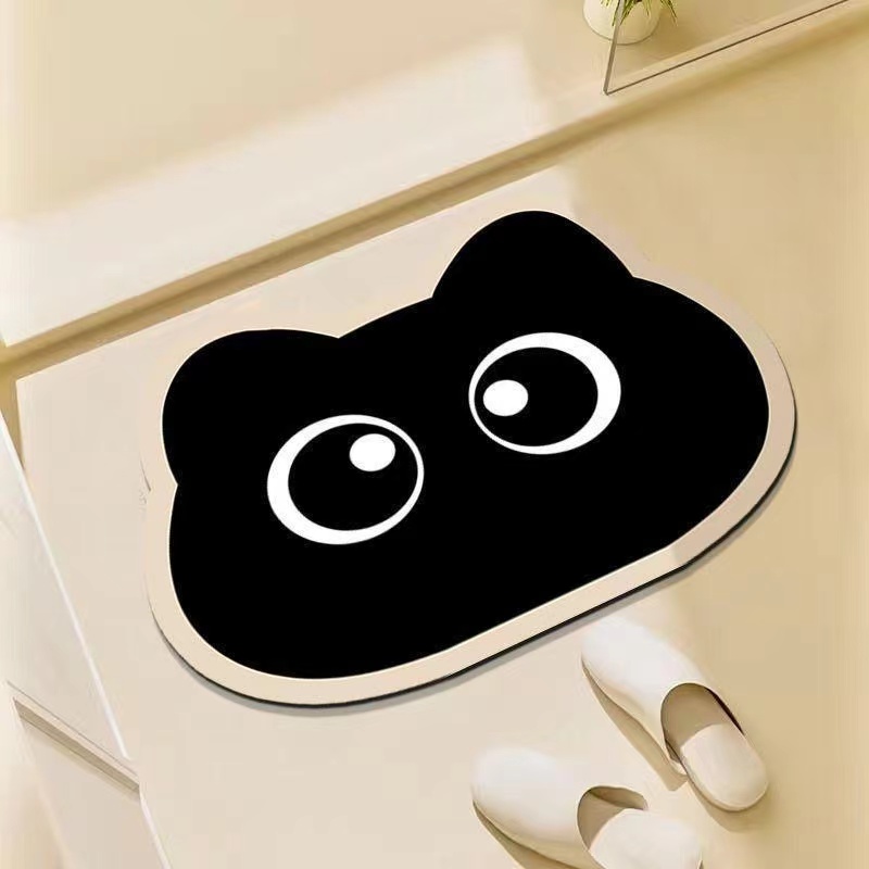 硅藻泥地垫浴室卫生间吸水地垫门口脚垫电瓶车脚垫