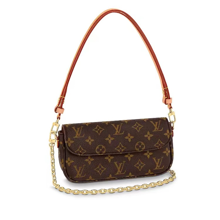 99新  全新未使用LouisVuitton/路易威登 安洁利田哥LV老花ivy/QX