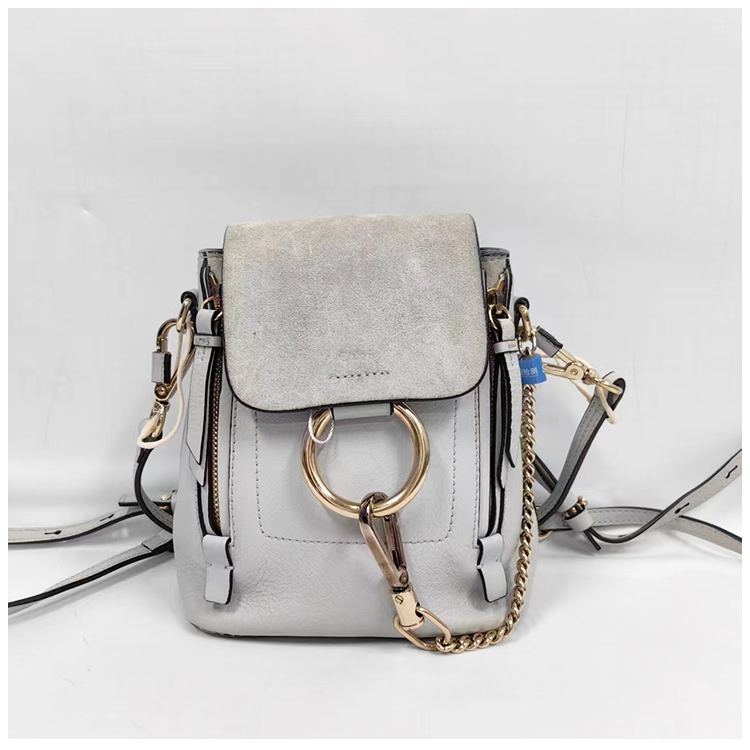 99新 Chloe/蔻依 安洁利田哥双肩包/BK0090966
