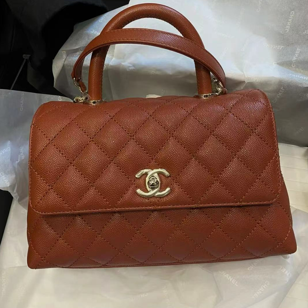 99新 Chanel/香奈儿 安洁利田哥手提包/BK0086870