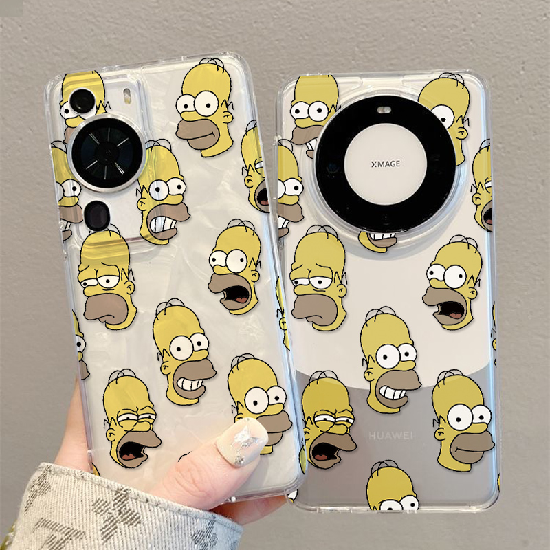 适用华为p60手机壳mate60pro+/p60art/mate40防摔超薄简约软边男