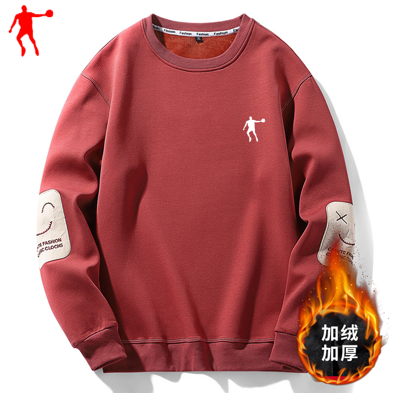 乔丹中国专卖男士卫衣秋冬款圆领套头长袖新款运动潮流爆款上衣男