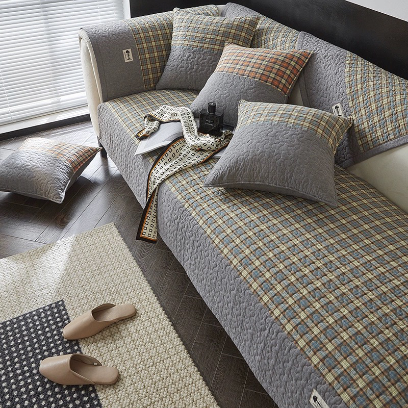 绿格沙发垫70*150发一个微瑕