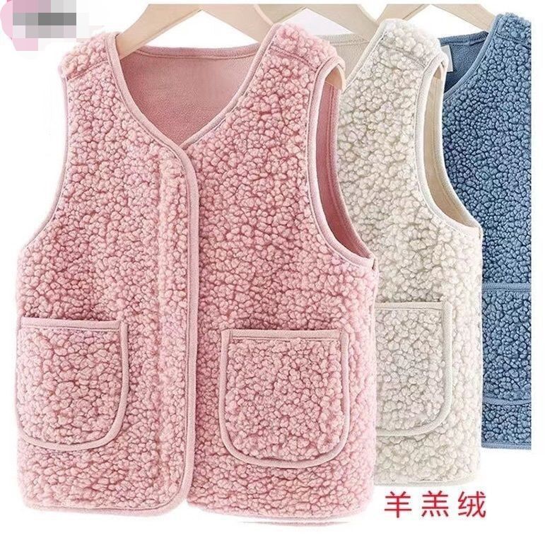 儿童马甲洋气加厚高档春秋冬背心外穿马夹男女童马甲马夹校服神器