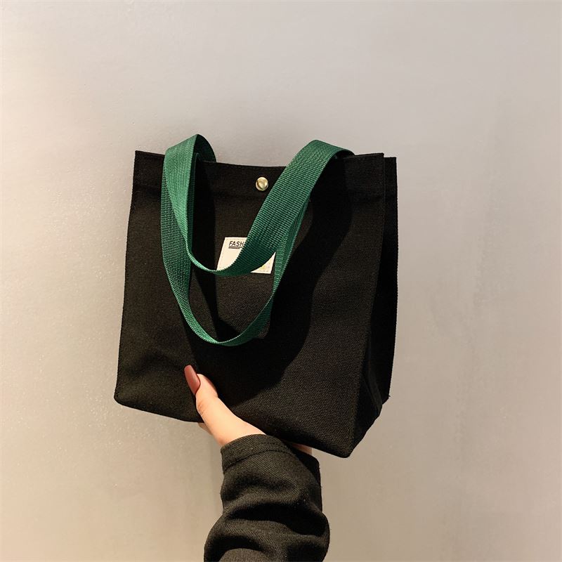 杂物小拎包上班族出门帆布包手提袋子外出时尚轻便高级感提饭盒包