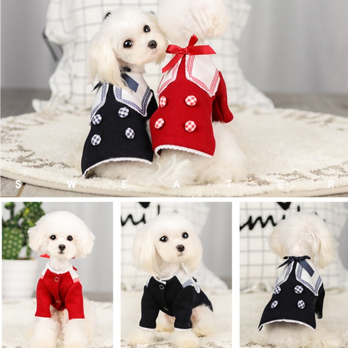 cheepet/趣派【QP学院呢大衣】宠物秋冬棉衣加厚保暖