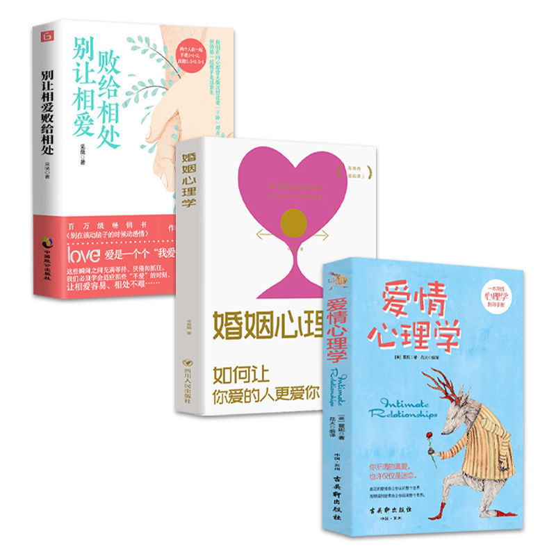 婚姻心理学爱情心理学别让相爱败给相处两性心理学指导手册