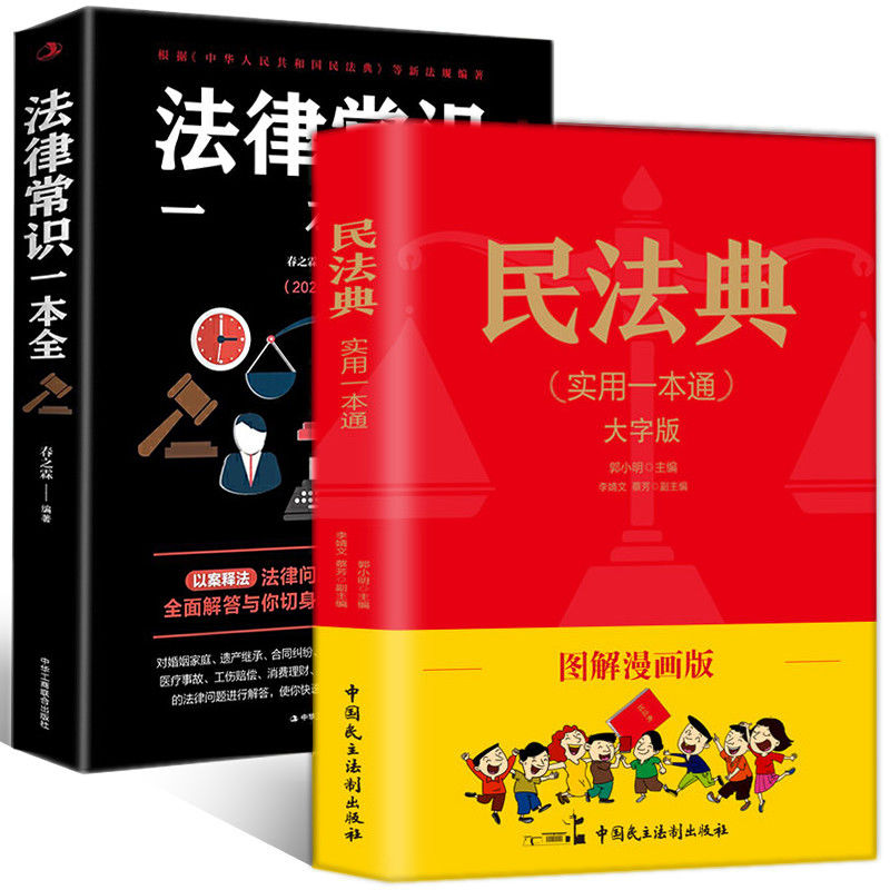 民法典图解漫画版法律常识一本版法律基础知识学习好书籍