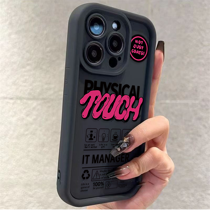 英文标签苹果13手机壳iPhone14潮款15promax个性11小众12全包7/8p
