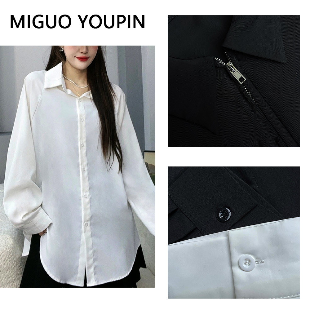 佳佳优选 S21289 长袖时尚简约气质休闲百搭设计感网红女士衬衫