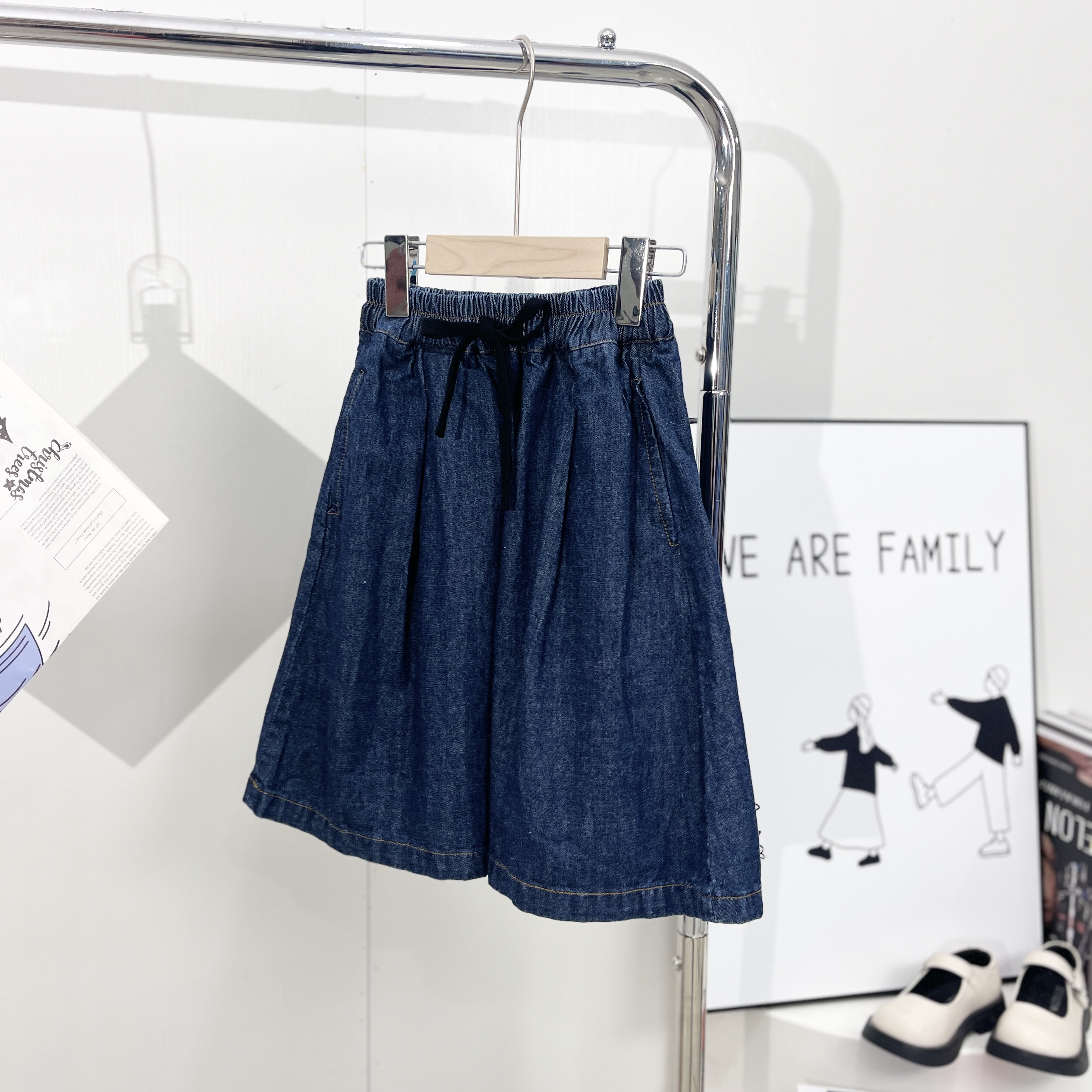 579-1336牛仔半裙 牛仔蓝（nn）