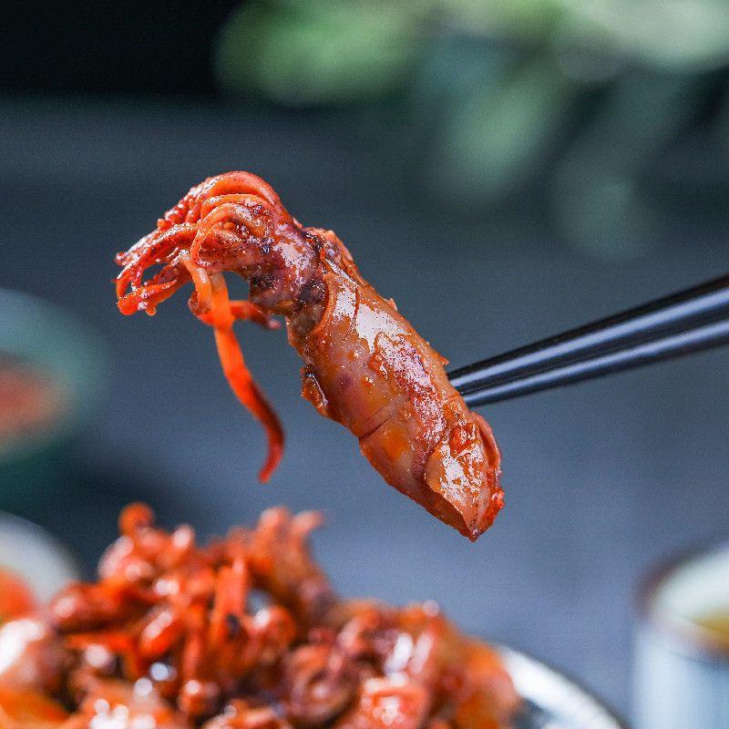 【小扬哥力荐】麻辣海兔小海鲜熟食即食罐装罐头海兔子满籽墨鱼仔