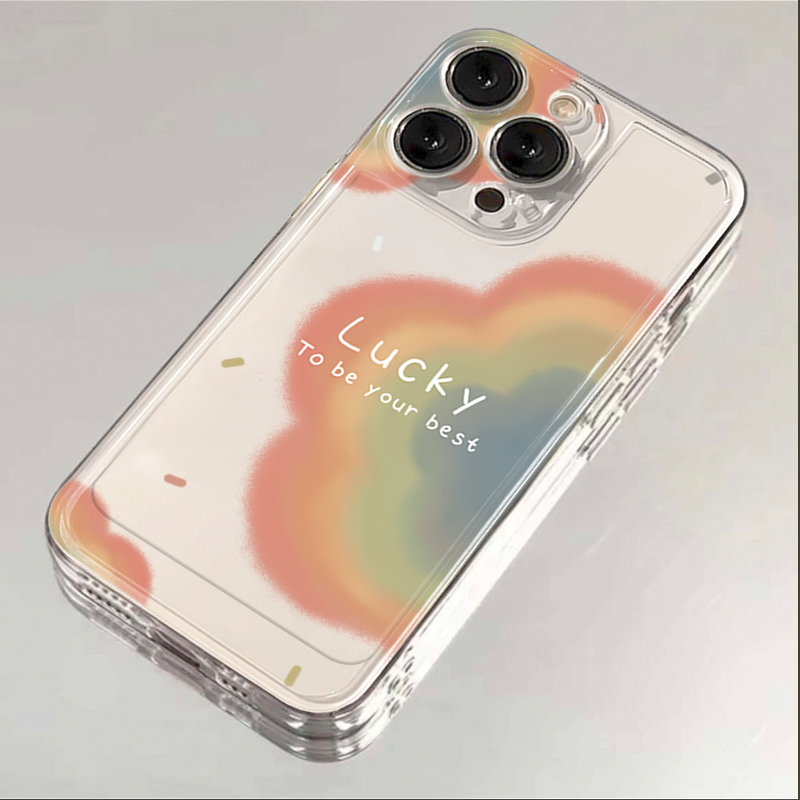 太阳花苹果15plus手机壳iPhone14华为vivo小米oppo防摔保护透明壳