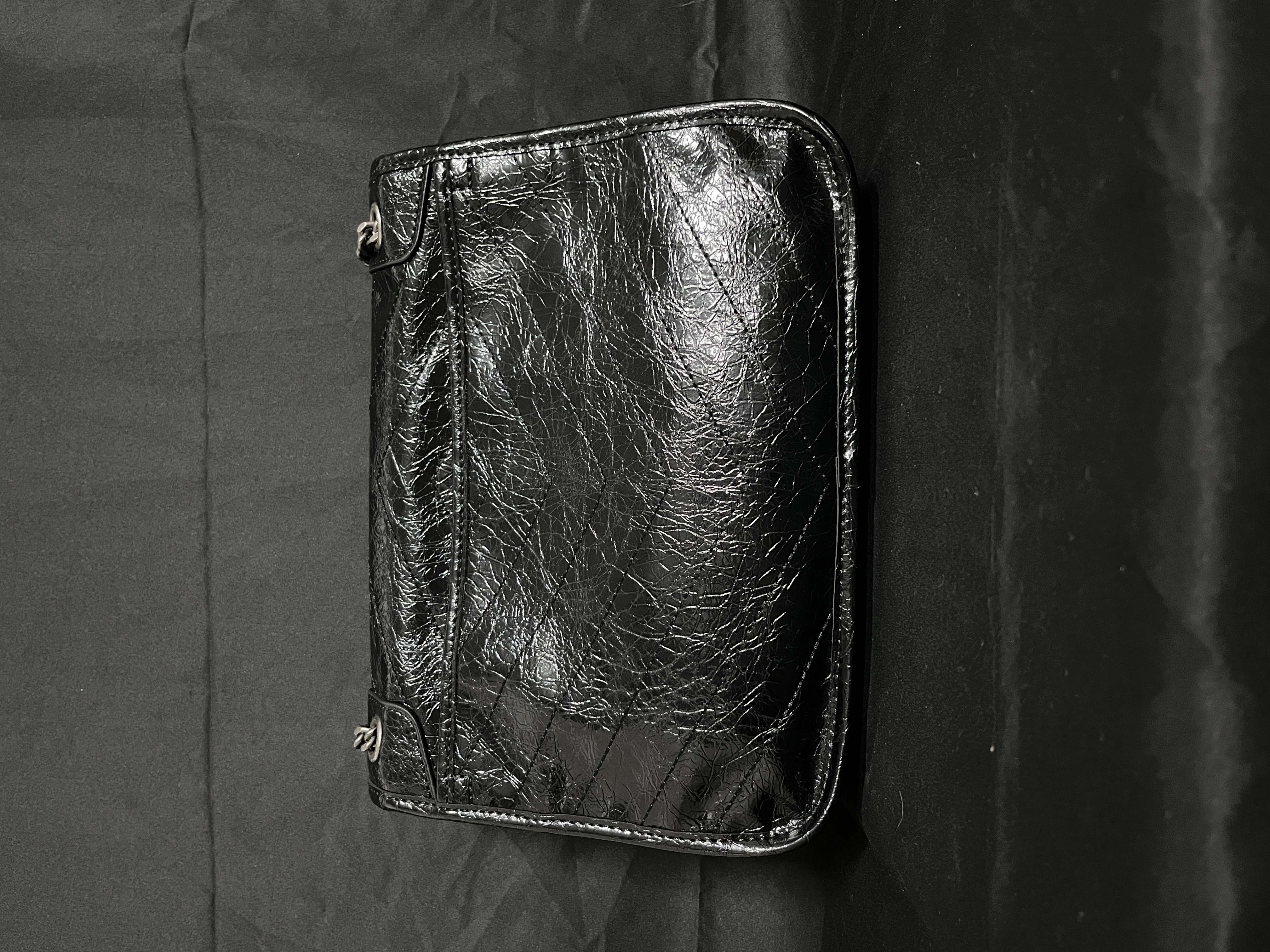 LQ-WITH-QUEEN真皮女包油蜡皮10248黑色-22