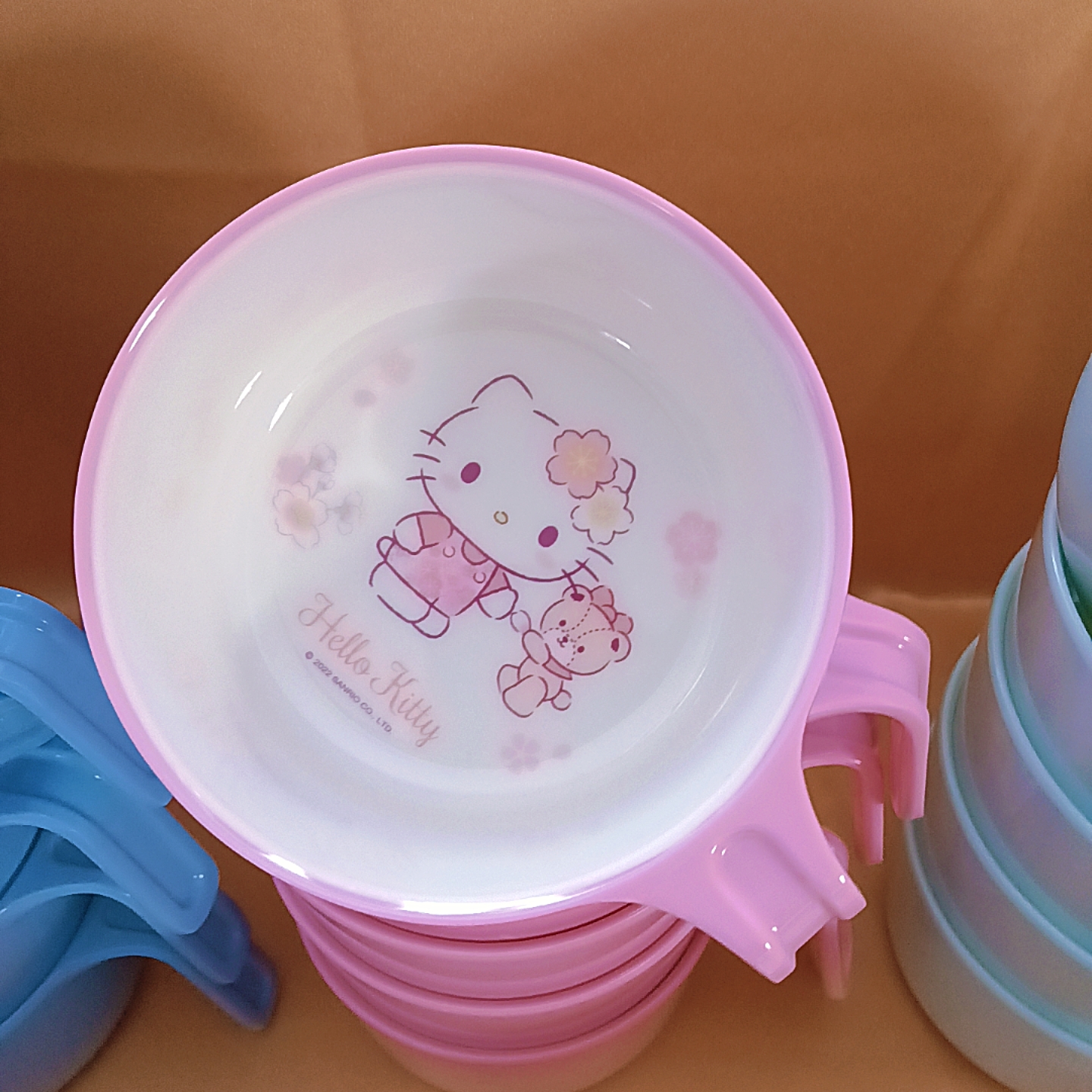 【J-3510】发1个3-10岁 中号碗把手碗W主发绳网创意成人亲子发饰