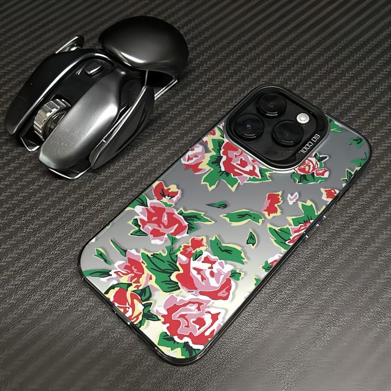 东北花棉袄苹果14/15手机壳iPhone13promax元气壳xr硬11防摔12新