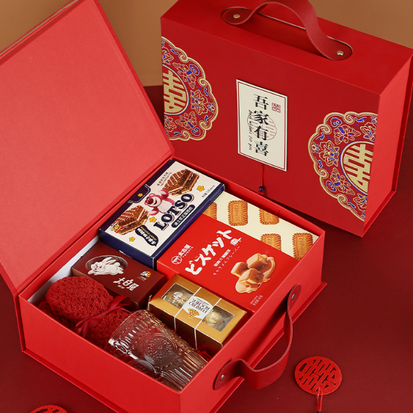 结婚喜糖礼盒成品含糖中式婚礼糖果伴手礼2023新款喜糖订婚宴回礼