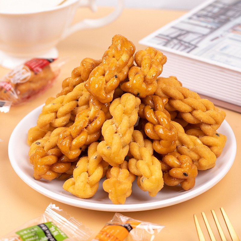 【到手200根】爆香原麦迷你小麻花传统香酥酥脆香味原味浓郁