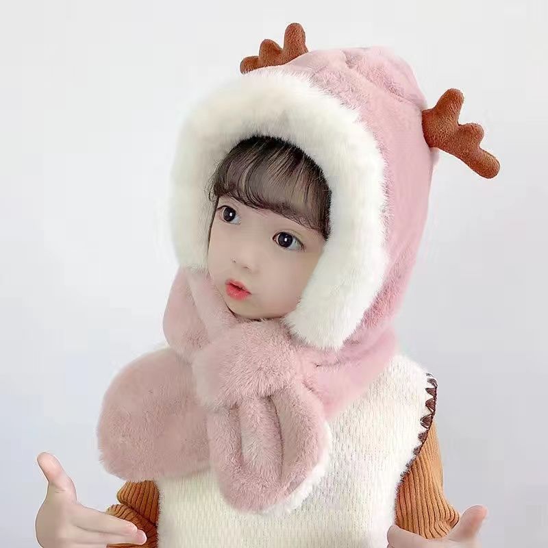 网红秋冬款保暖帽可爱帅气户外棉帽骑车外出挡风帽