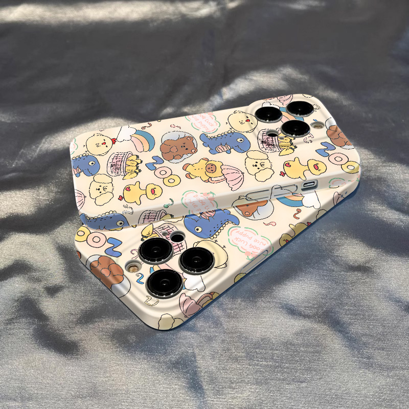 BANCAins小动物苹果14手机壳iphone13高级12promax/11菲林xs硬壳