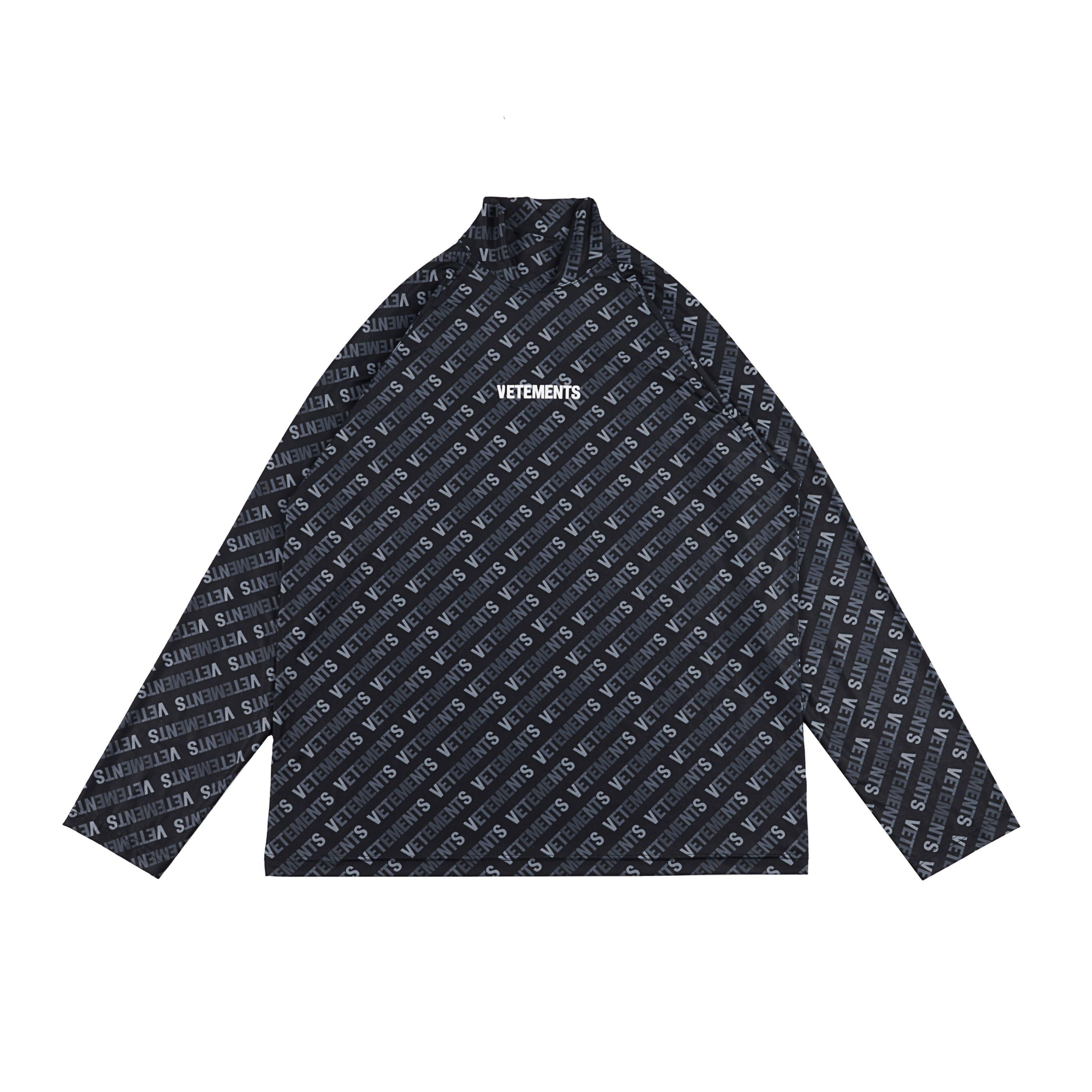 VETEMENTS2022年满印长袖T恤潮流休闲百搭时尚男女同款13550003