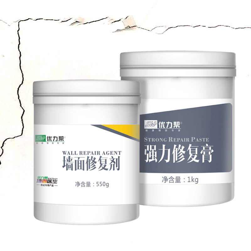 优力帮墙面E生修复剂墙面开裂修补剂墙体裂缝维修白色家用修补膏