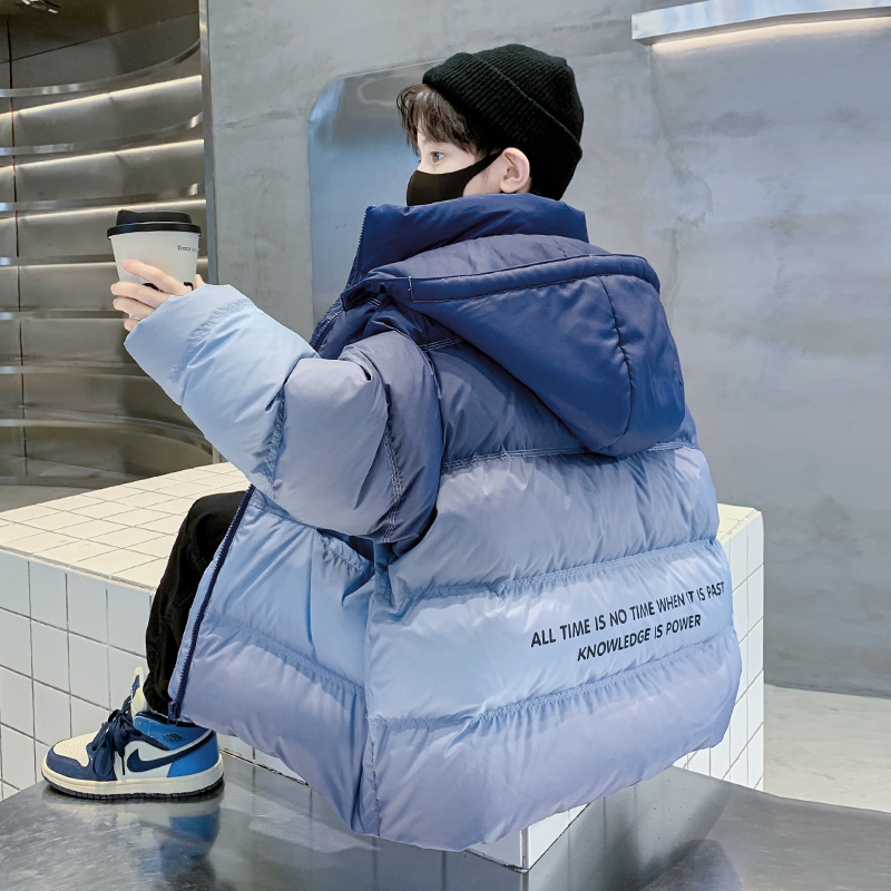 儿童装男童冬装棉衣外套2023新款中大童冬季加厚棉袄冬天保暖棉服