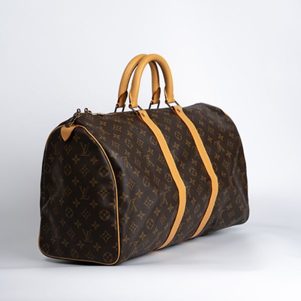 95新 LouisVuitton/路易威登 keepall旅行袋手提款/宝藏旅行好物