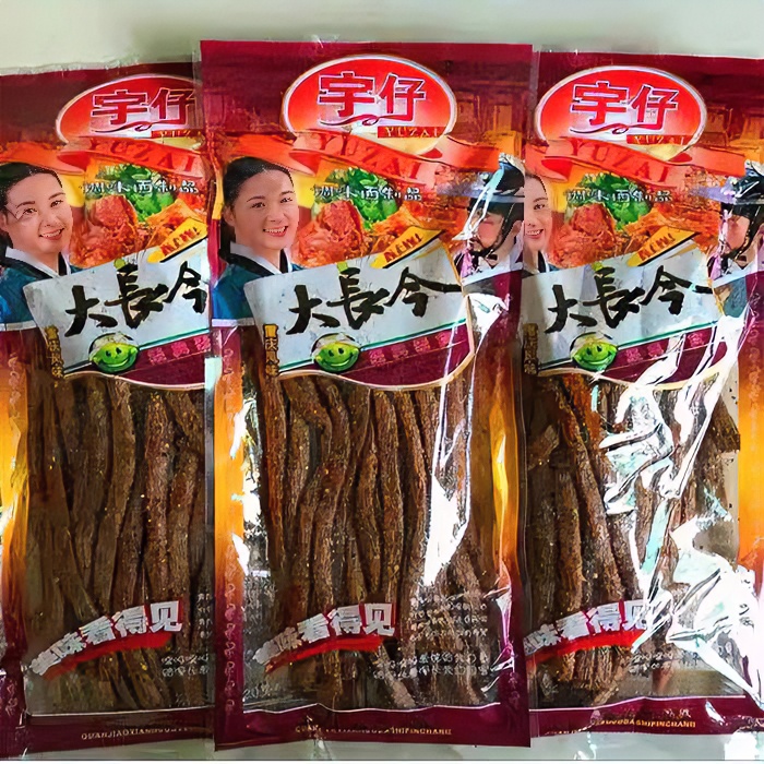 【9.9元2包】大长今辣条172g大长筋麻条8090怀旧素食面筋休闲零食