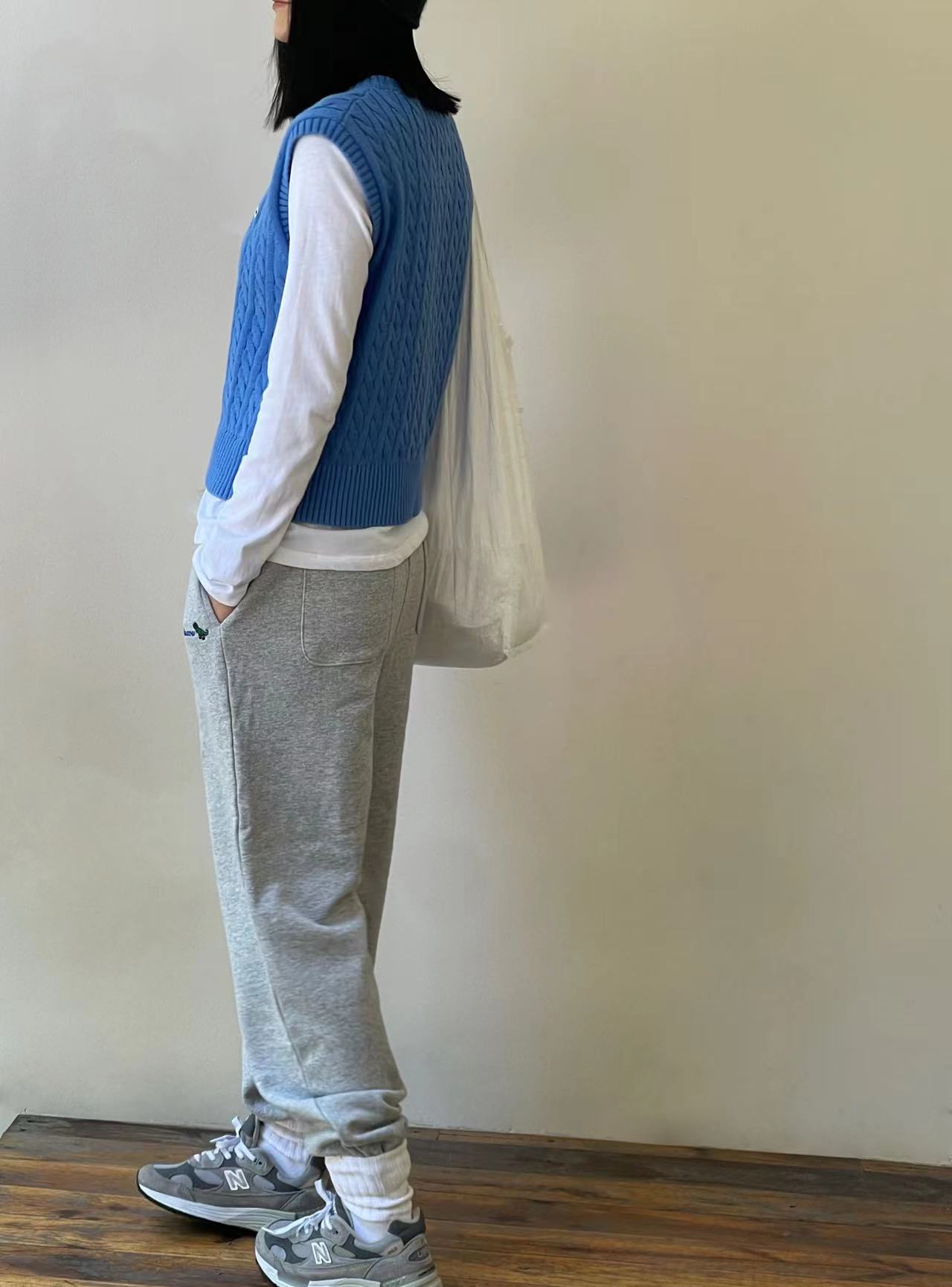 luluzou小恐龙刺绣卫裤